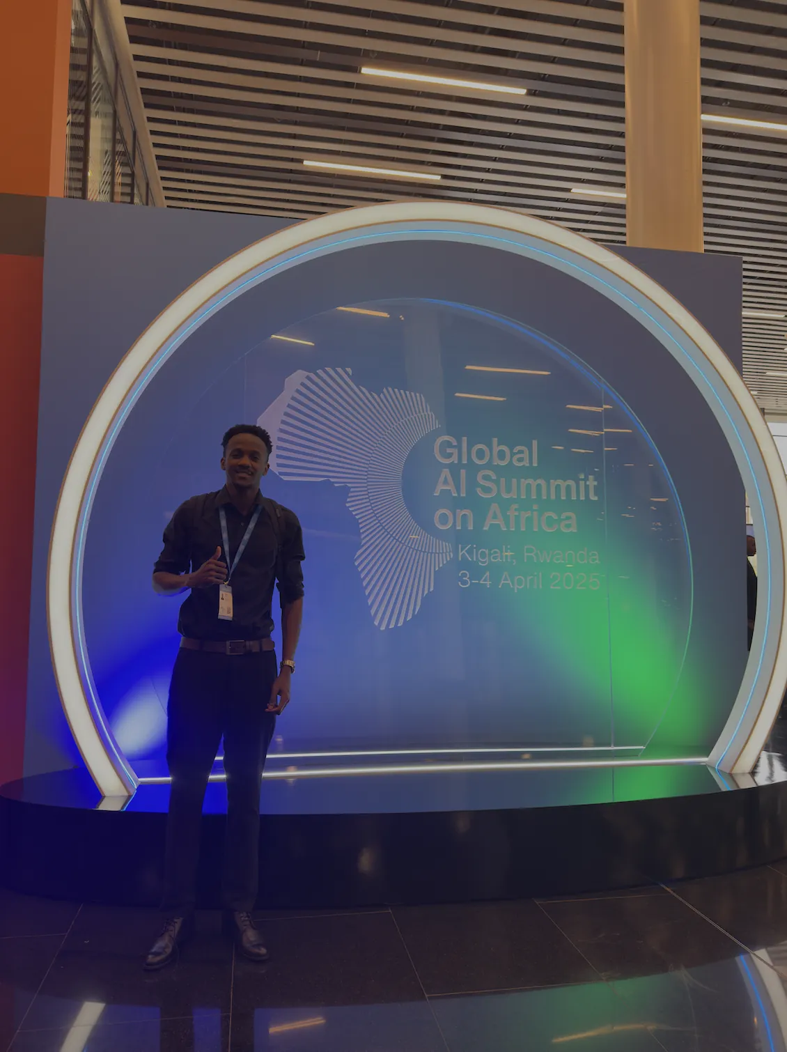 At the Global AI Summit in Kigali